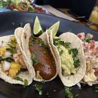 Tacos veganos  at Veggie Palmas in Medellin