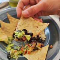 Nachos at Veggie Palmas in Medellin
