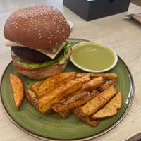Burguer con tofu   at Veggie Palmas in Medellin