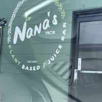 Store front  at Nana's Restaurant and Juice Bar in Tampa