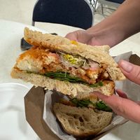 BBQ Cauliflower Sandwich at Nana's Restaurant and Juice Bar in Tampa