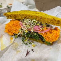 Carrot Tuna Sandwich 2 at Nana's Restaurant and Juice Bar in Tampa