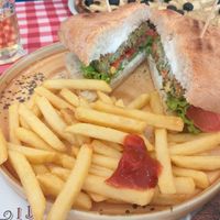 Pizza vegano at Peperoncino in Bibione