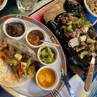 Vegan fajita  at Pueblo in Gdansk