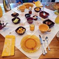 Part 1 of breakfast :) at Au 46 en Bretagne in Benodet
