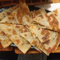 Spring onion pancakes at China Fusion in Marrickville