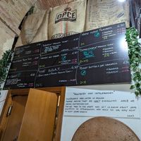 Menu at Caffè dell'Arte Specialty Coffee in Cagliari