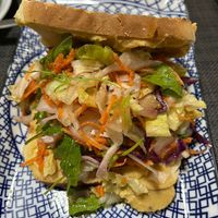 Hummus toast at Caffè dell'Arte Specialty Coffee in Cagliari