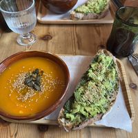 Healthy choices, local ingredients, able to provide vegan options  at Café Timothé in Saint-paul-de-vence