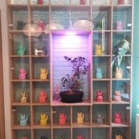 sooo many maneki neko ♥ at Bonsai restaurant in Liptovsky Mikulas