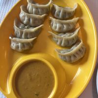 Veg momos  at Yak and Yeti in Lisbon