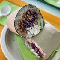 Sushi burrito   at MIXAMO in Milan