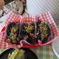 Bean tacos at Chido Wey in Bristol
