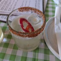 Spicy cocktail at Chido Wey in Bristol