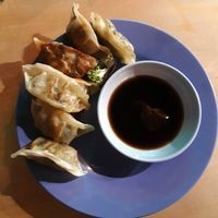 Vegan dumplings at Lie Mi - Kamppi in Helsinki