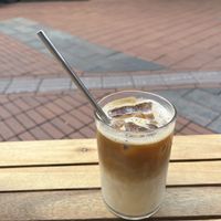Ice coffee with Oat milk  at North Folk in Kolding
