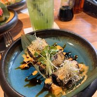 Eggplant rolls  at Mido Sakura Vegan in Berlin