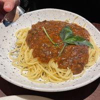 Bolognaise made from lentils and mushrooms   at Bella Italia - St Martins Lane in London