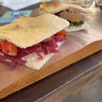 Focaccine ripiene   at Castelnuovo's Crazy Beer in Castelnuovo Magra