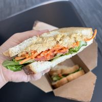 Chickpea salad sandwich  at Cafe Iterum in Boston