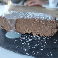 Tarte de chocolate e côco at Colher de Pau in Viana Do Castelo