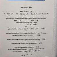 Menü at Berghaus Freiburg in Freiburg