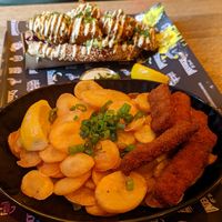 Veggie/Vegan Fish'n Chips at UNDERDOCKS in Hamburg