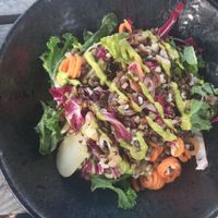 Superfood salad with new potatoes at The Bakers Arms in Cirencester