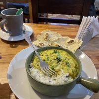   at El Café Feliz in Pisac