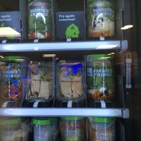 Jars of fresh food at JFK - Farmer's Fridge - T4 in Queens