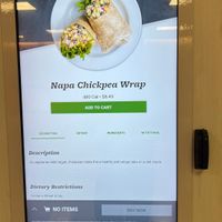 Napa Chickpea Wrap at JFK - Farmer's Fridge - T4 in Queens