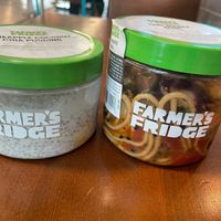 Farmers fridge pots  at JFK - Farmer's Fridge - T4 in Queens