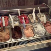 non-dairy section at Perche No in Florence