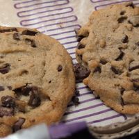 Vegan chocolate chunk at Insomnia Cookies in Tallahassee