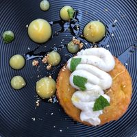 orange olive oil cake (vegan) at Black Radish in Tallahassee