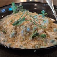 Bucatini with Cashew Cream Sauce (half order) at Black Radish in Tallahassee