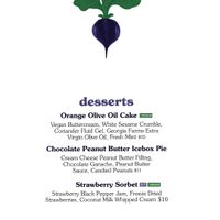 Dessert Menu (June 2026) at Black Radish in Tallahassee