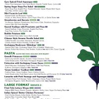Dinner Menu (June 2026) at Black Radish in Tallahassee