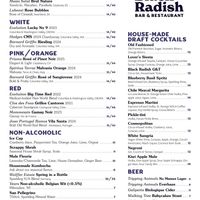Drink Menu (June 2026) at Black Radish in Tallahassee