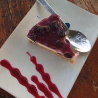 Blueberry Cheesecake at LeMo Beach Café in Denpasar