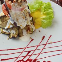 Lasagne so so good at LeMo Beach Café in Denpasar