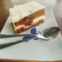 Best carrot cake I've ever had at LeMo Beach Café in Denpasar