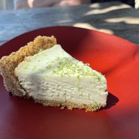 Key lime pie   at LeMo Beach Café in Denpasar