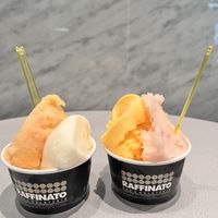 Persimmon & Green Apple / Orange & Apple  at Bar & Gelateria Raffinato in Osaka