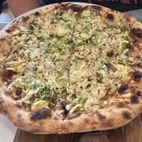 The ‘Lia’ pizza   at Dellarocco's in Brooklyn