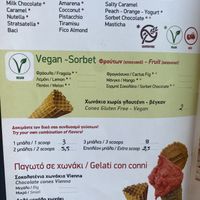 Ice cream  at Cremeria Vienna in Crete
