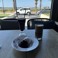 Ice cream, shake and coffee  at Cremeria Vienna in Crete