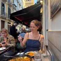 Vegan paella with the prettiest view   at Los Marangos Restaurant in Velez-malaga