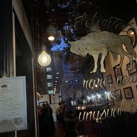 window  at Proletariat in New York City