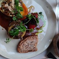 Stuffed vegetables... tasty and well cooked. at V&G in Avignon